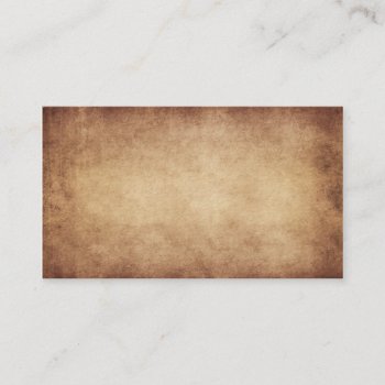 Vintage Parchment Antique Paper Background Custom Business Card by SilverSpiral at Zazzle