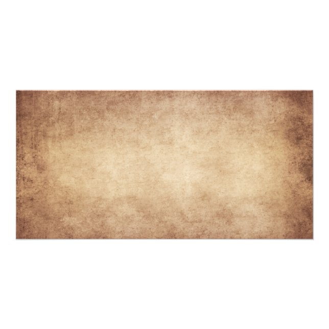 Vintage Parchment Antique Paper Background Custom Card (Front)
