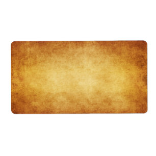 Vintage Parchment Antique Paper Background Custom Label