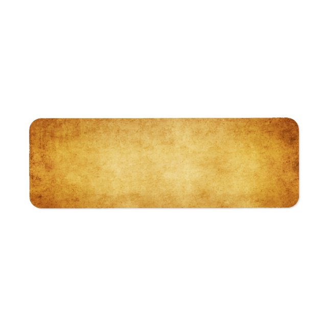Vintage Parchment Antique Paper Background Custom Label (Front)
