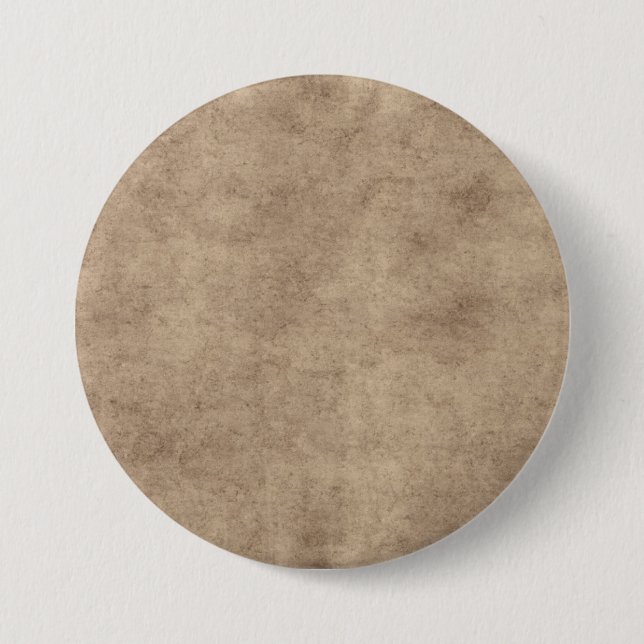 Vintage Parchment Antique Paper Background Custom Pinback Button (Front)