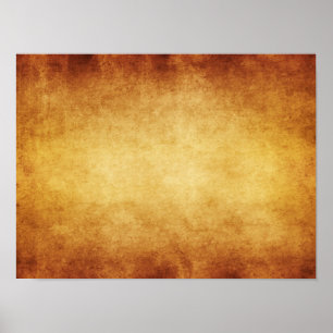 Vintage Parchment Antique Paper Background Custom Poster