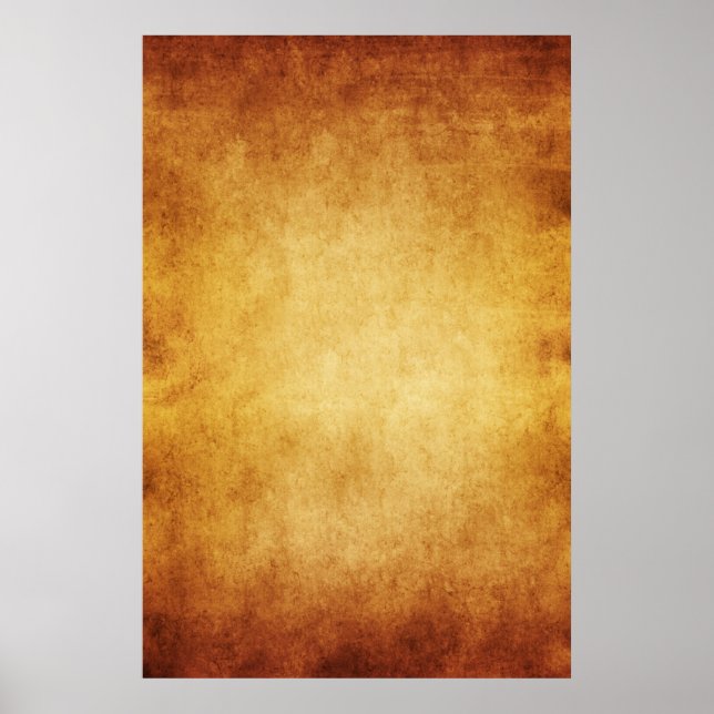 Vintage Parchment Antique Paper Background Custom Poster (Front)