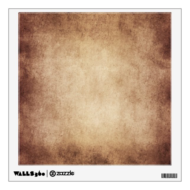 Vintage Parchment Antique Paper Background Custom Wall Sticker (Front)