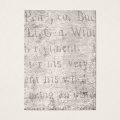 Customizable Vintage Parchment Antique Text Template Blank Business Card Templates