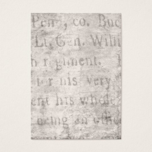 Vintage Parchment Antique Text Template Blank (Front)