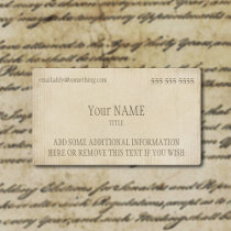 Vintage Parchment Antique Paper Background Custom Label