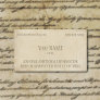 Vintage Parchment Business Card