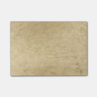 Vintage parchment paper post-it notes