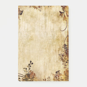 Vintage Parchment Post-it Notes