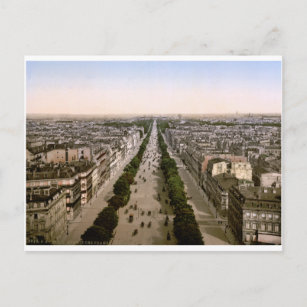 Champs-¨¦lys¨¦es Avenue des Champs-Elysees Postcard Post card