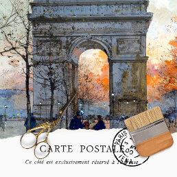 Vintage Paris Belle Epoque Tissue Paper