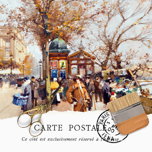 Vintage Paris Belle Epoque Tissue Paper