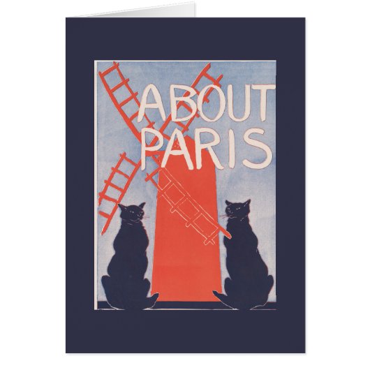 Vintage Paris Book Cover Cards (Front)