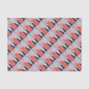 Vintage Paris Book Cover Tissue Paper