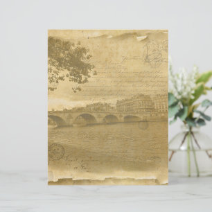 Vintage Paris bridge