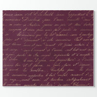 Elegant Burgundy and Black Ombre Wrapping Paper, Zazzle