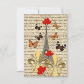Vintage Paris & butterflies (Front)