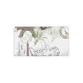 Vintage Paris Checkbook Cover (Back)