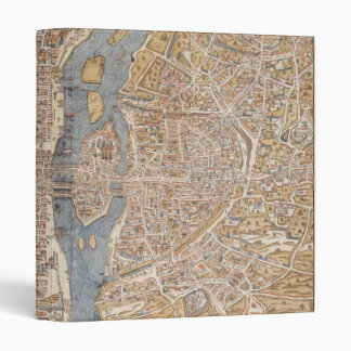 Vintage Paris city map, 1550 Binder