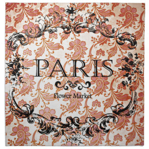 Vintage Paris Damask Napkin