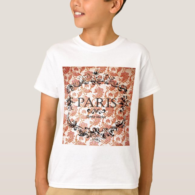 Vintage Paris Damask T-Shirt (Front)