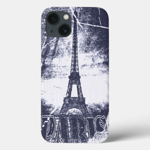 Vintage Paris Eiffel Tower 4 iPhone 13 Case