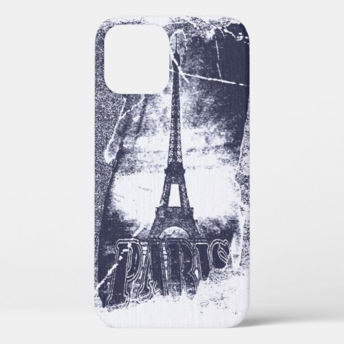 Vintage Paris Eiffel Tower iPhone 12 Pro Case