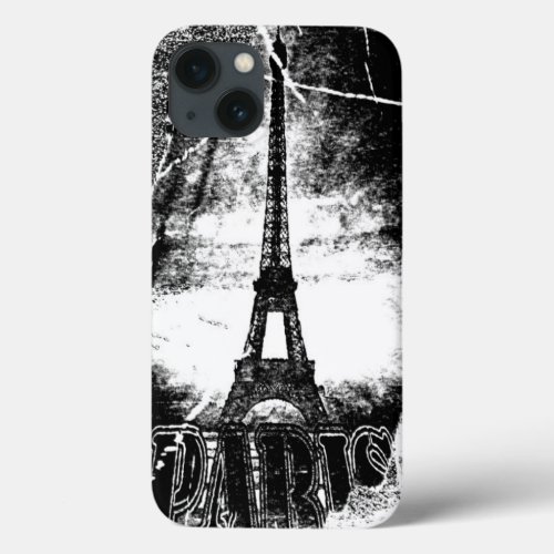 Vintage Paris Eiffel Tower iPhone 13 Case