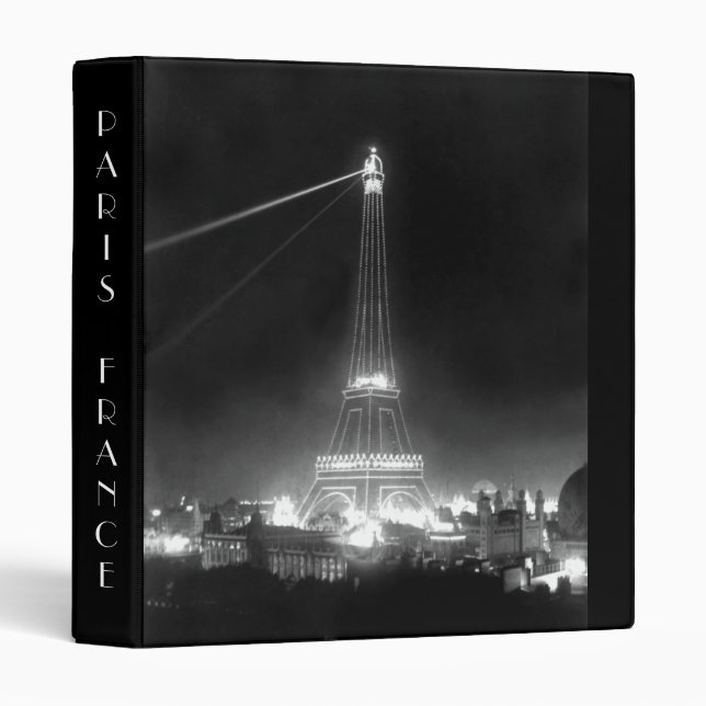 Vintage Paris | Eiffel Tower Photo Binder (Front/Spine)