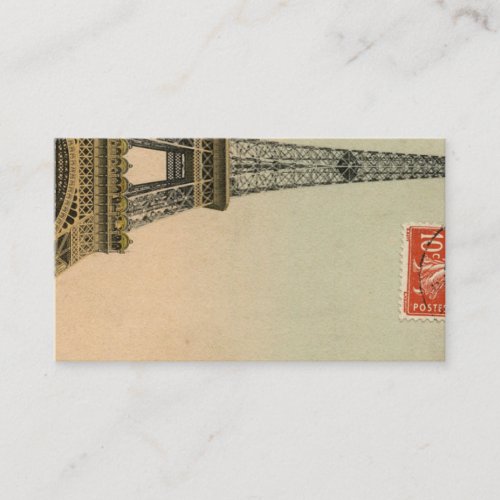 Vintage Paris Eiffel Tower Postcard Place Cards
