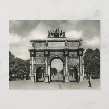 Vintage Paris  Etoile  Arc De Triumphe Postcard by Franceimages at Zazzle