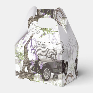 Vintage Paris Favor Boxes