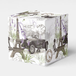 Vintage Paris Favor Boxes