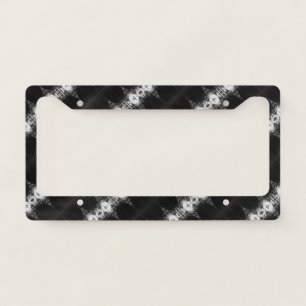 Vintage Paris Fontains Tower Eiffel night License Plate Frame