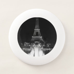 Vintage Paris Fontains Tower Eiffel night Wham-O F Wham-O Frisbee