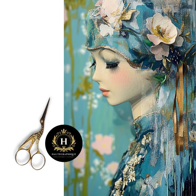 Vintage Paris France Mannequin Fashion  Decoupage  Tissue Paper (Creator Uploaded)