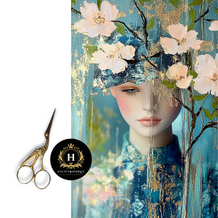 Vintage Paris France Mannequin Fashion Decoupage Tissue Paper