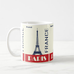 Vintage Paris, France: Travel Coffee Mug