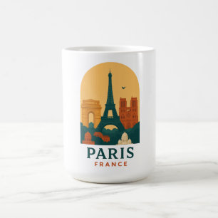 Vintage Paris France Travel Coffee Mug – Notre-Dam