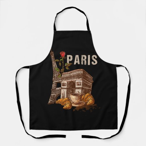 Vintage Paris France Vacation Eiffel Tower Paris S Apron