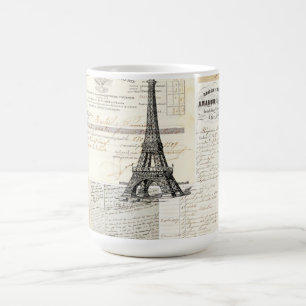 Vintage Paris French Ephemera Mug