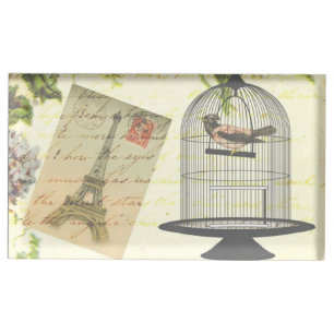 Vintage Paris French Theme Place Card Holder