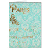 Vintage Paris Gold Design (Front)