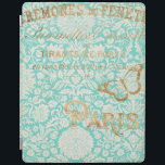 Vintage Paris Gold Design With Butterfly iPad Smart Cover<br><div class="desc">Vintage Paris Gold Design. Artist: Jennifer Goldberger. Image ID: 112337D.</div>