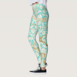 Vintage Paris Gold Design With Butterfly Leggings<br><div class="desc">Vintage Paris Gold Design. Artist: Jennifer Goldberger. Image ID: 112337D.</div>