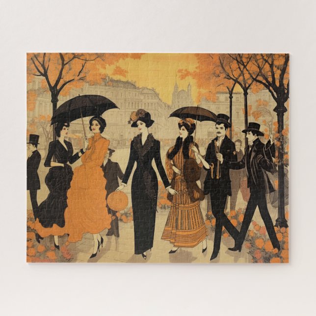 Vintage Paris Jigsaw Puzzle (Horizontal)