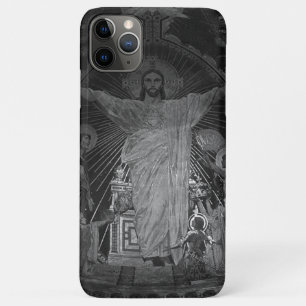 Vintage Paris Main mosaic Sacred Heart jesus iPhone 11 Pro Max Case