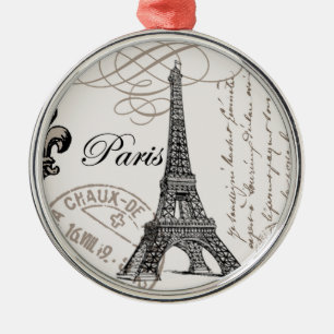 Vintage Paris...ornament Metal Ornament
