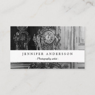 Vintage Paris Palace Versailles astronomical clock Business Card